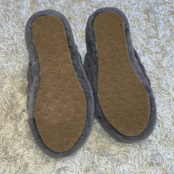 Gray/Purple with Gold detail Fluff Yeah UGGs. - Picture 6 of 6